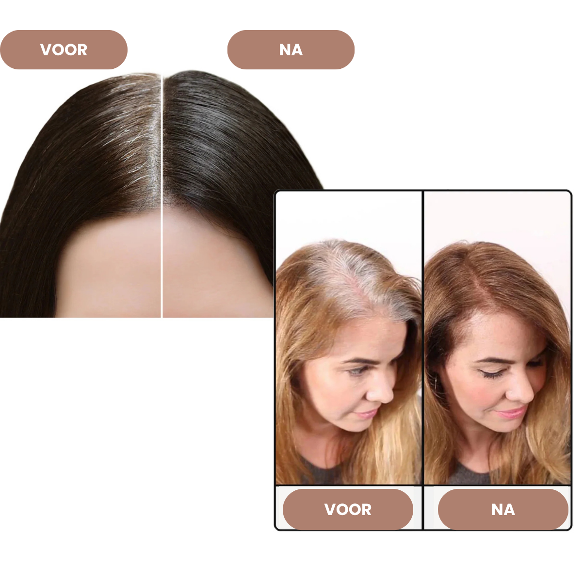 Groei™ ColorStick - Direct grijs haar en uitgroei bedekken