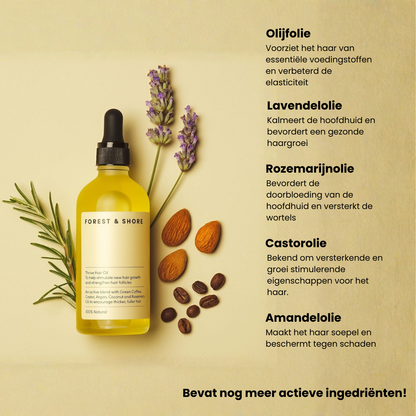 Forest & Shore - Natuurlijke Haarolie Voor Volume en Groei
