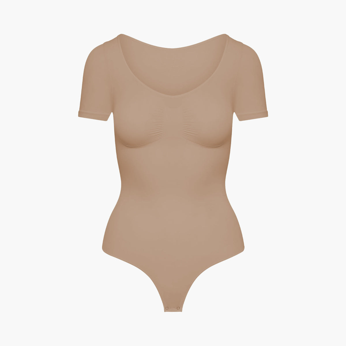 Shapewear bodysuit met korte mouw en slip